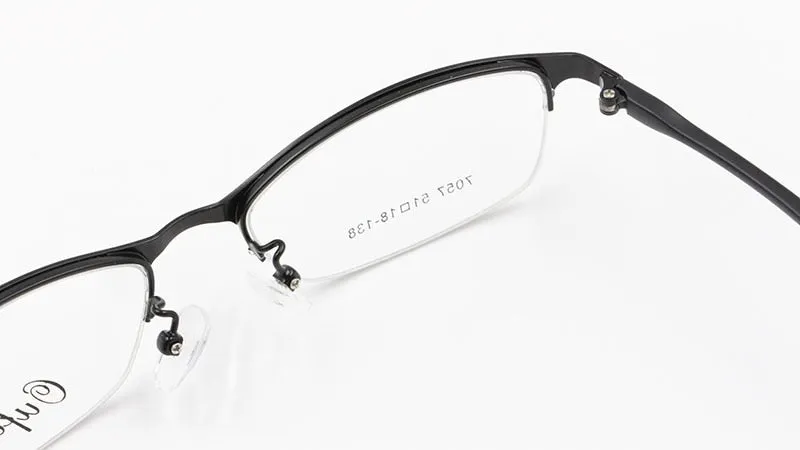 Women's Half Rim Alloy Frame Eyeglasses N7057