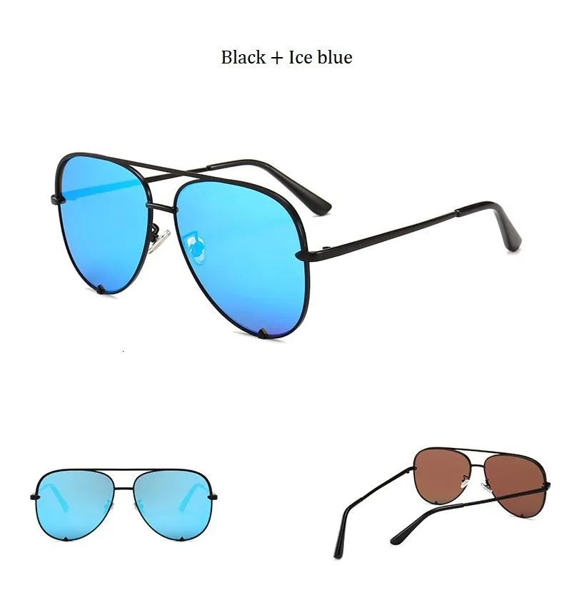Women's Oversized Pilot Designer Fashion Luxury Shades Sunglasses