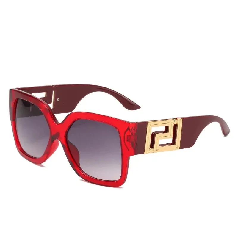 Women's Oversized Sunglasses with Gradient Shades