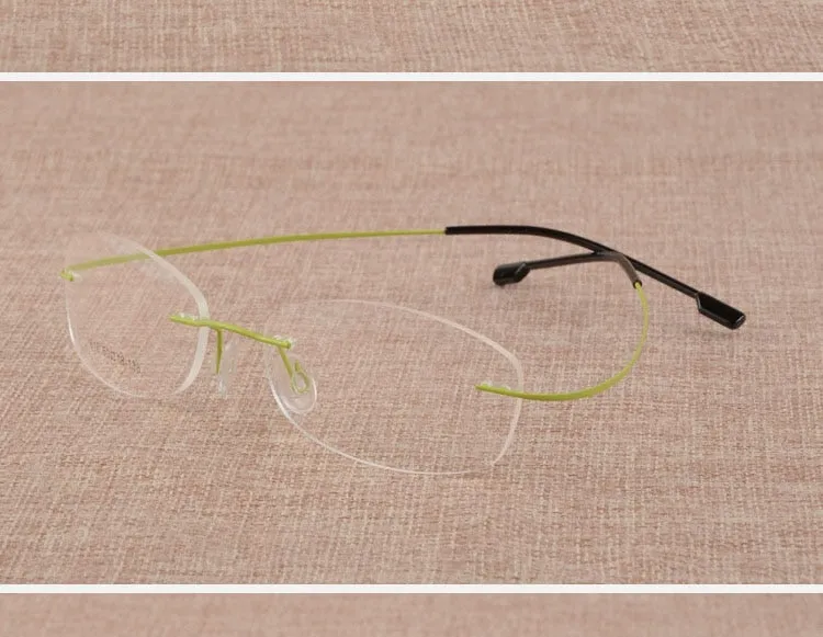 Women's Rimless Titanium Alloy Frame Eyeglasses S610