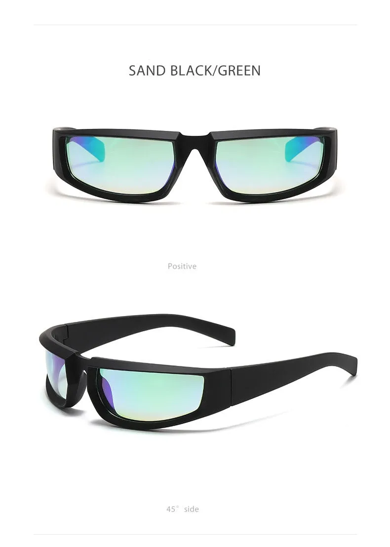 Women's Shield Style Outdoor Goggle Mirror Polarized Sunglasses