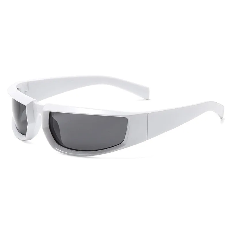 Women's Shield Style Outdoor Goggle Mirror Polarized Sunglasses