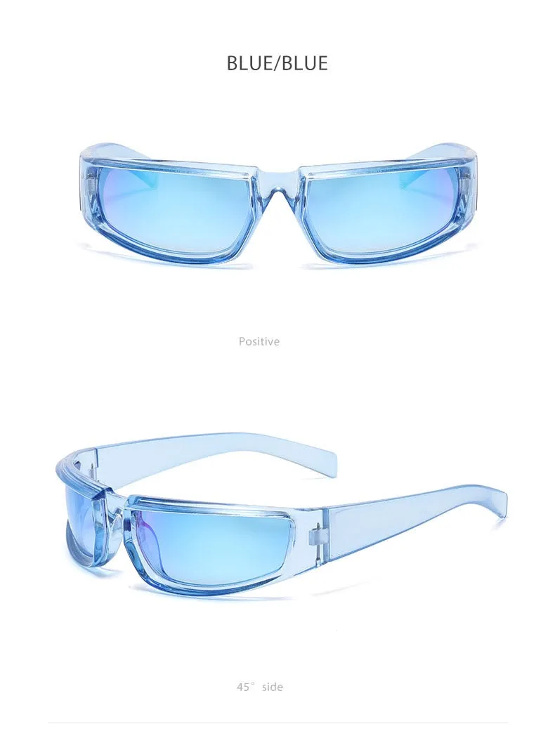 Women's Shield Style Outdoor Goggle Mirror Polarized Sunglasses