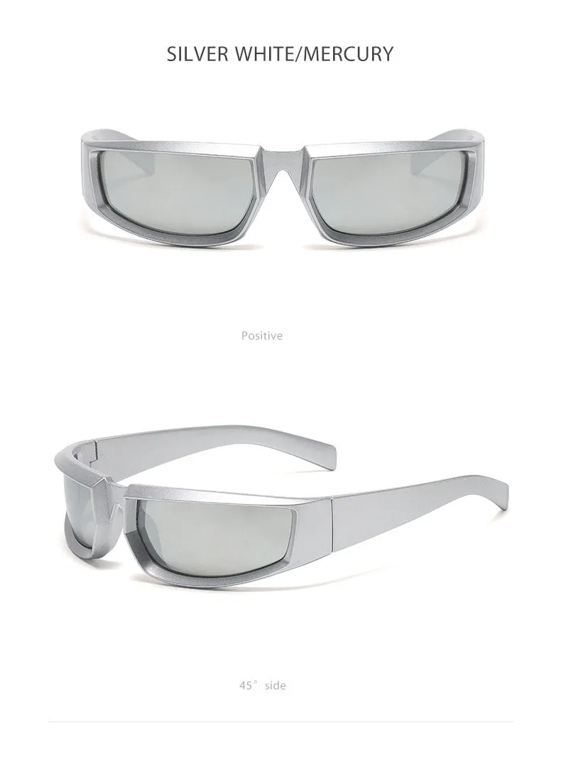 Women's Shield Style Outdoor Goggle Mirror Polarized Sunglasses