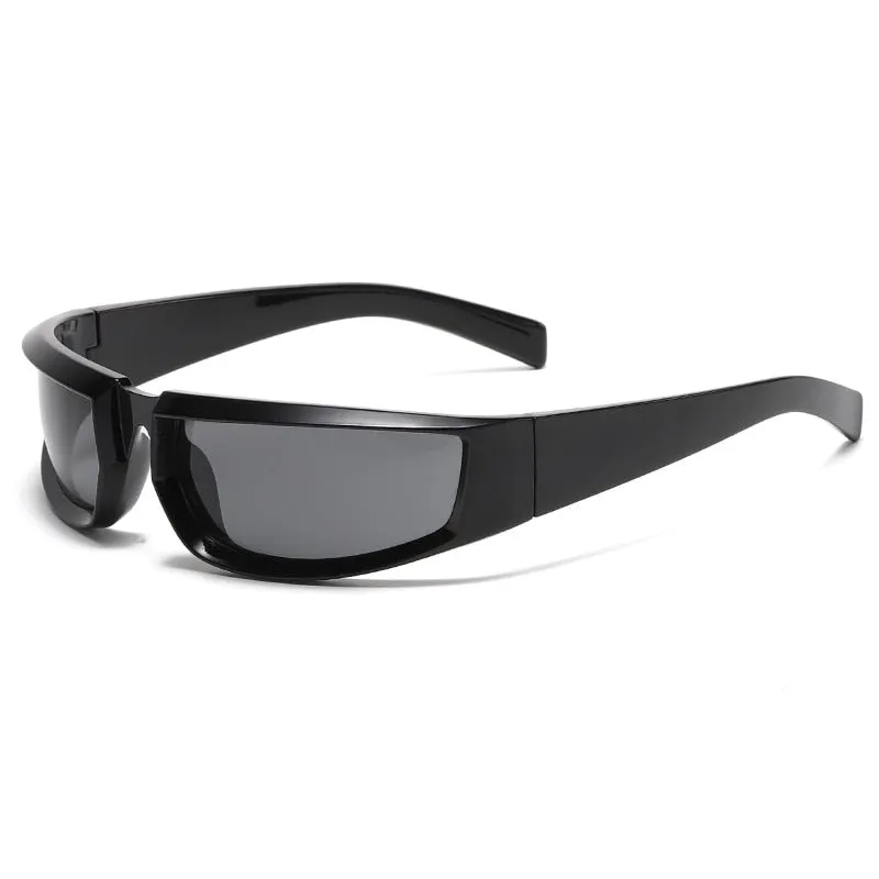 Women's Shield Style Outdoor Goggle Mirror Polarized Sunglasses