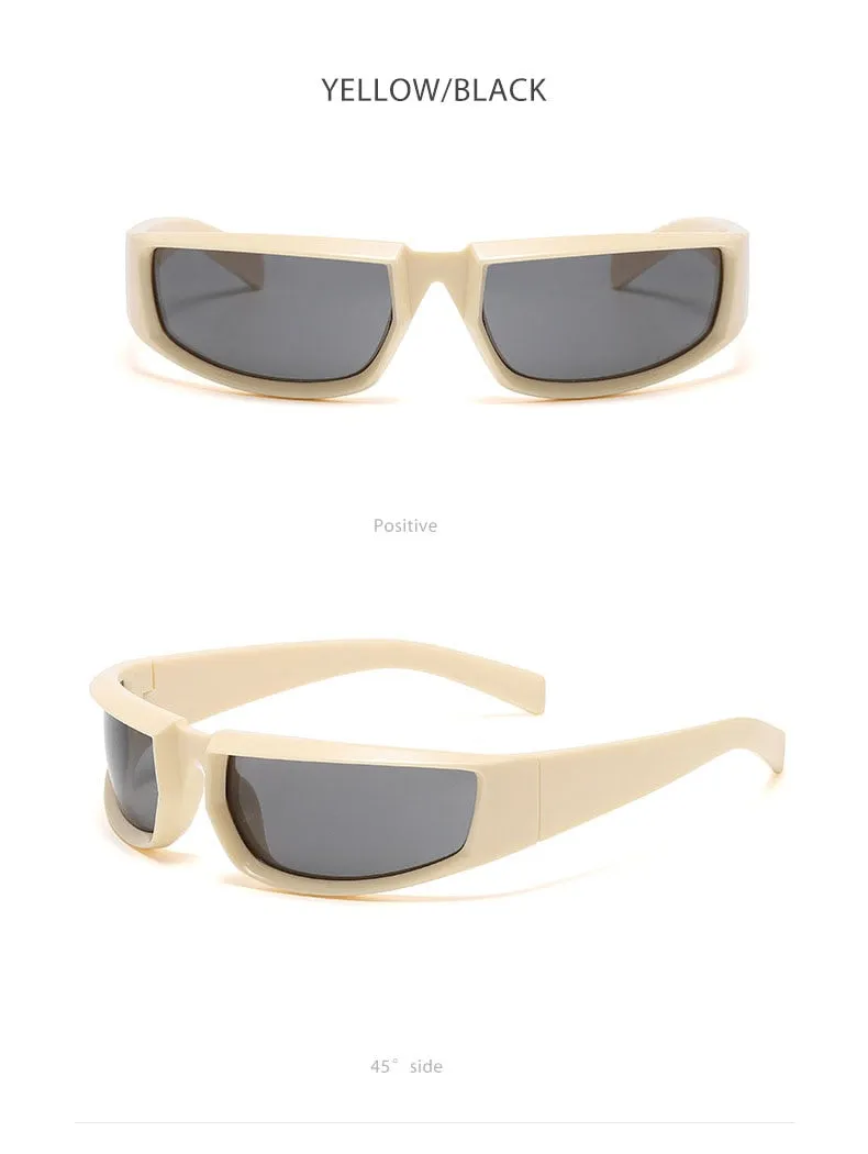 Women's Shield Style Outdoor Goggle Mirror Polarized Sunglasses