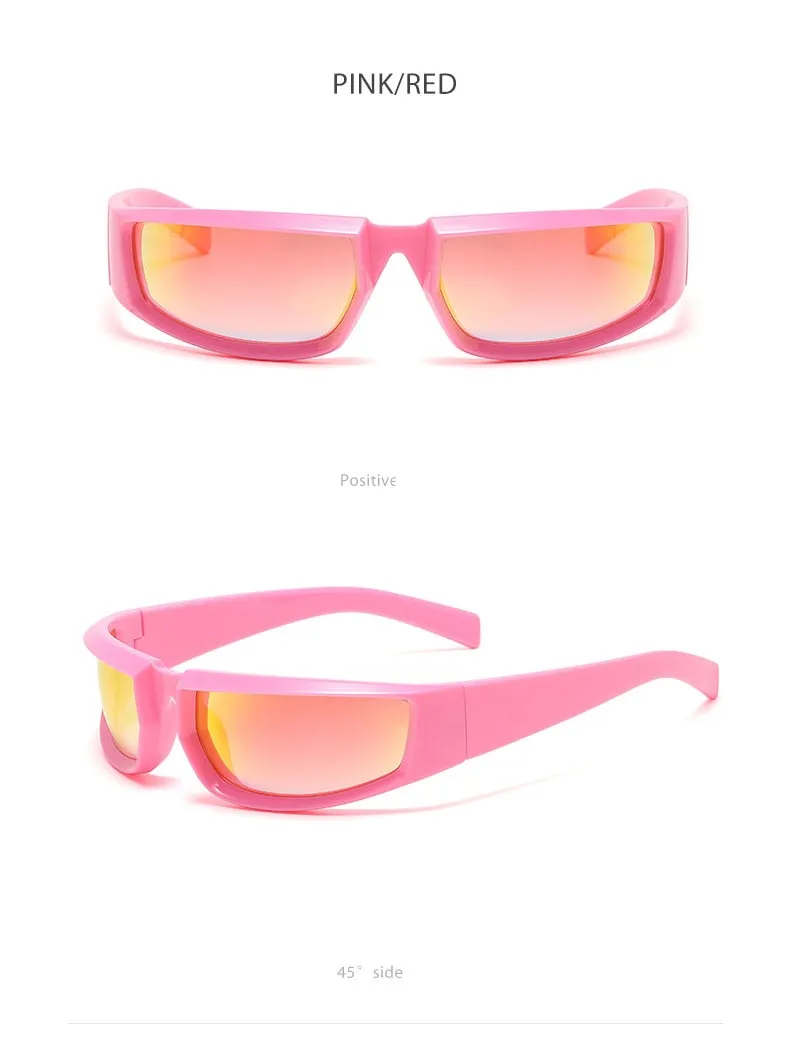 Women's Shield Style Outdoor Goggle Mirror Polarized Sunglasses