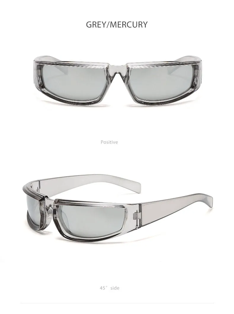 Women's Shield Style Outdoor Goggle Mirror Polarized Sunglasses