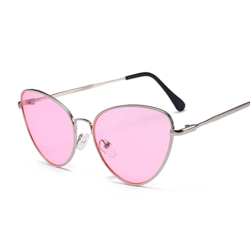 Womens Small Vintage Cat Eye Sunglasses