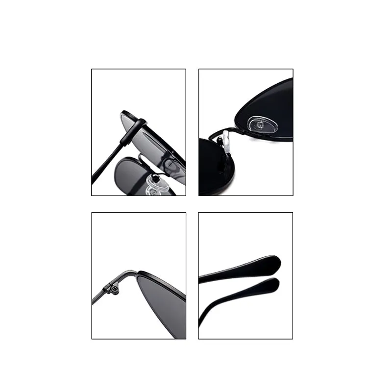 Womens Small Vintage Cat Eye Sunglasses