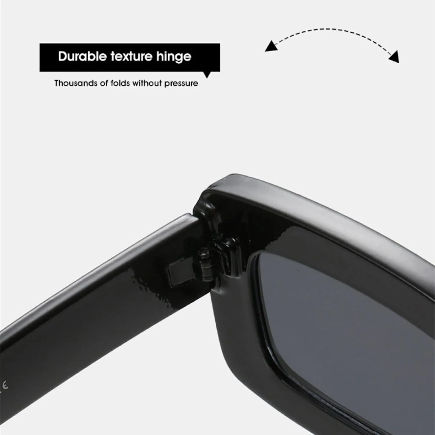Women's Sunglasses Vintage Rectangle Big Frame Purple Glasses Fashion Women Glasses