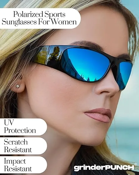 Wrap AroundSunglasses (Blue)