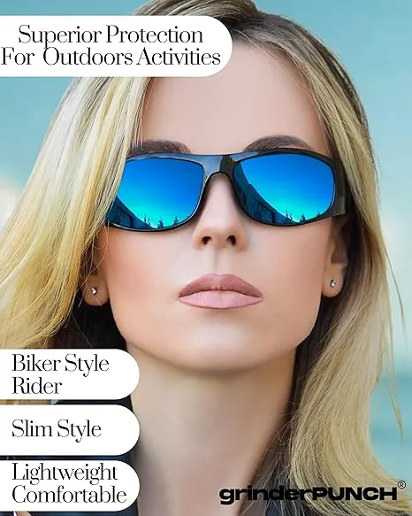 Wrap AroundSunglasses (Blue)
