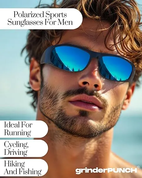 Wrap AroundSunglasses (Blue)
