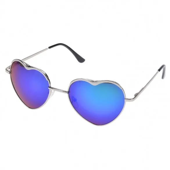 xakxx Hot Fashion Cool Unisex Heart Shaped Frame Sunglasses 6 Colors