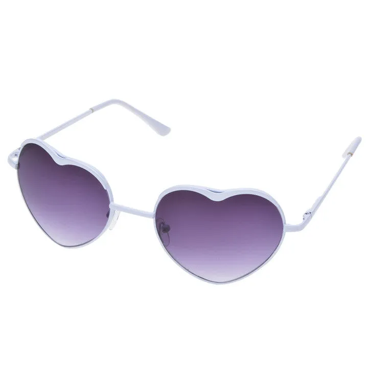 xakxx Hot Fashion Cool Unisex Heart Shaped Frame Sunglasses 6 Colors