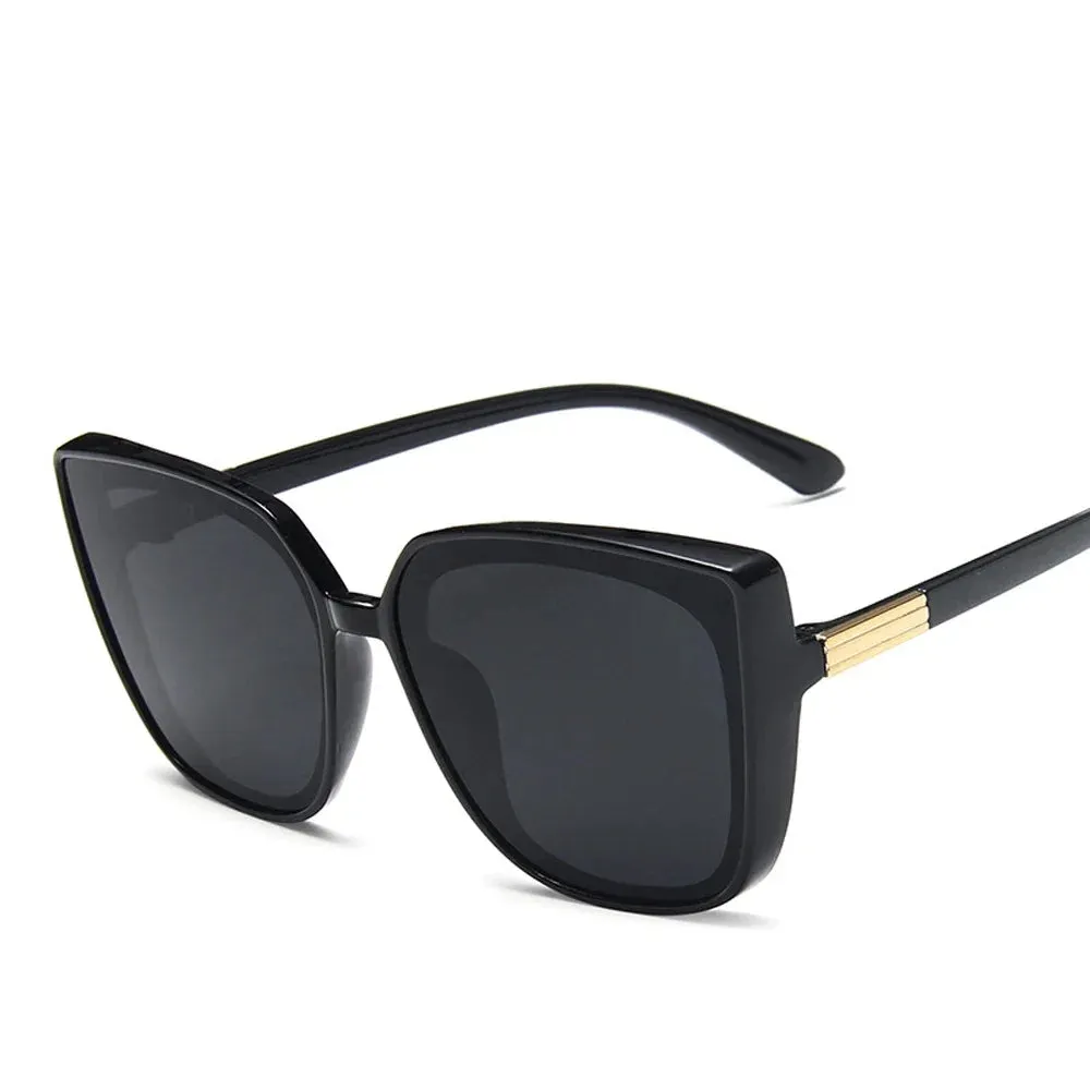 XaYbZc Cateye Designer Sunglasses High Quality Retro Style
