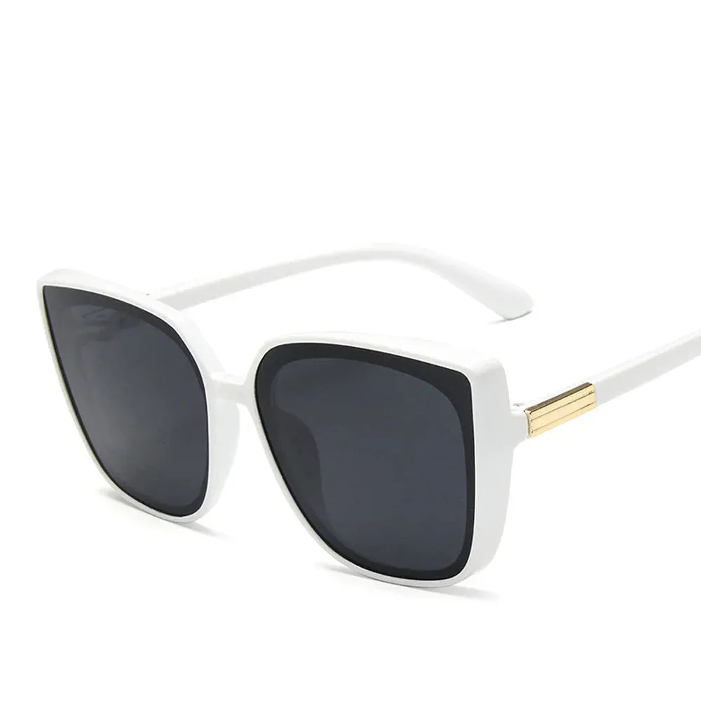 XaYbZc Cateye Designer Sunglasses High Quality Retro Style