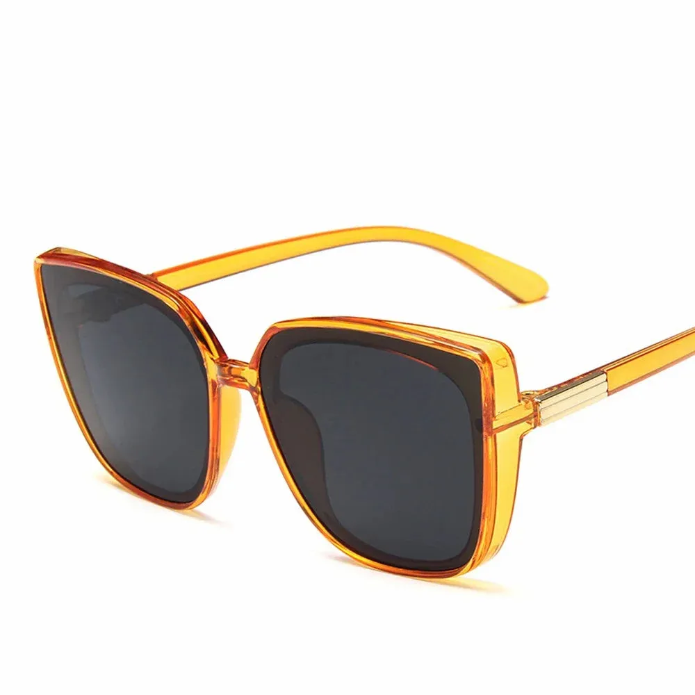 XaYbZc Cateye Designer Sunglasses High Quality Retro Style