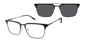 XXL Eyewear Messi Eyeglasses with Sun-clips | Size 58