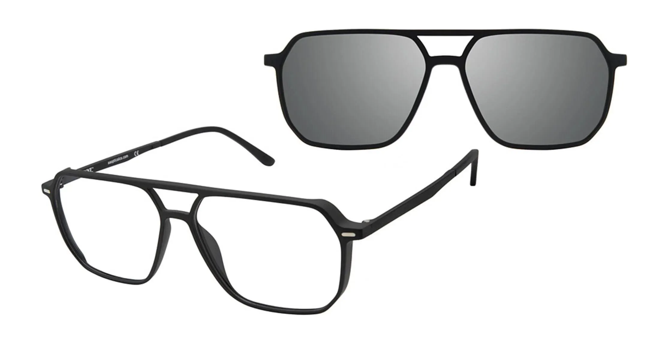XXL Eyewear Montana Eyeglasses with Sun-clips