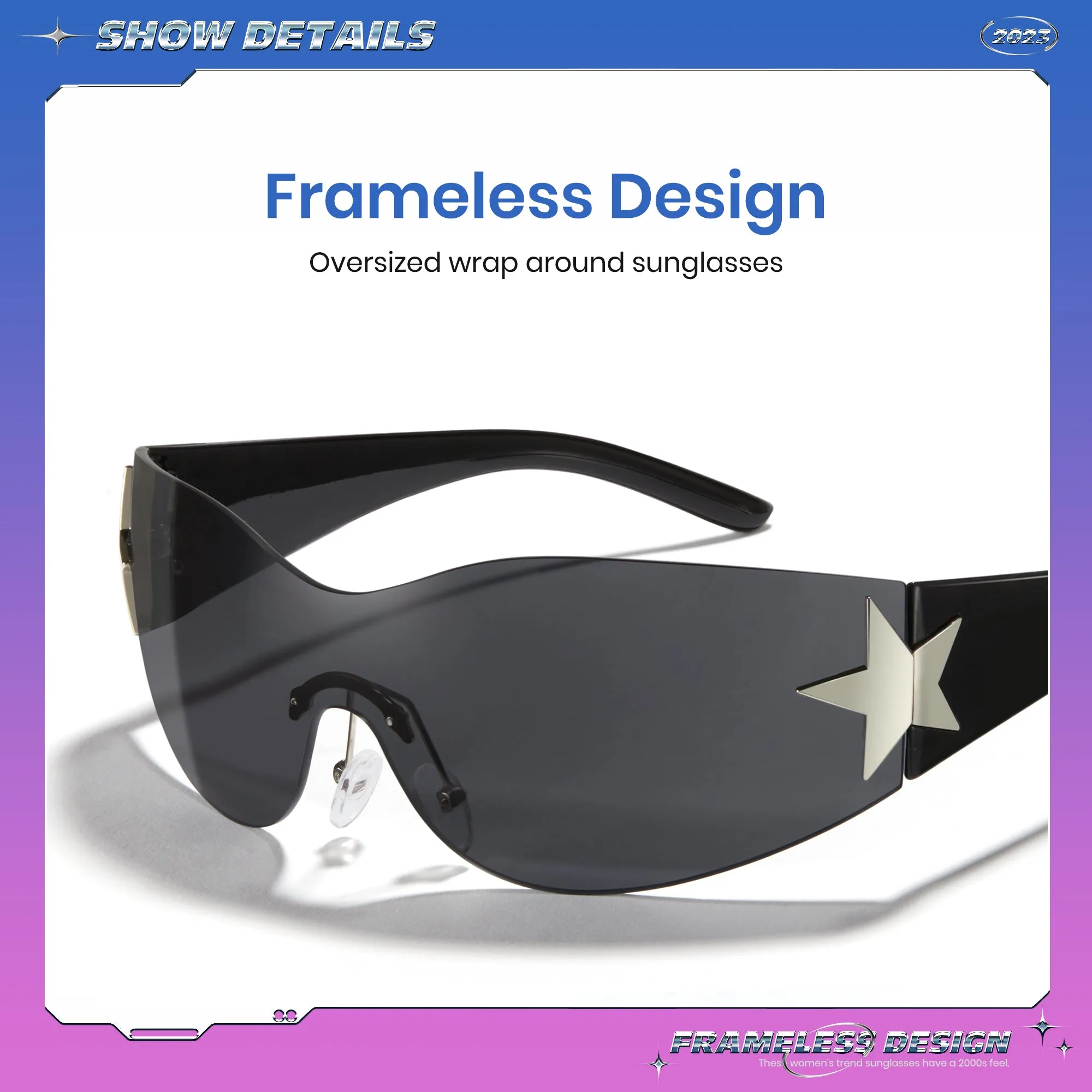 Y2K Style Polarized Sunglasses 1053