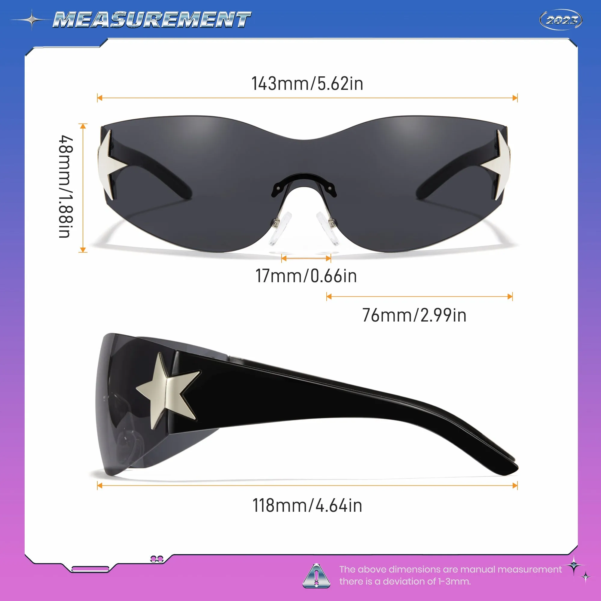 Y2K Style Polarized Sunglasses 1053