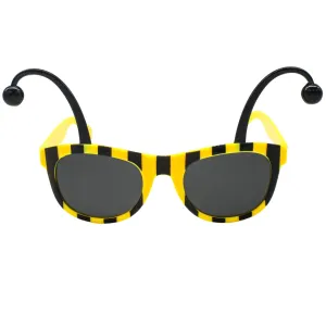 Yellow and Black Bee Sunglasses with Antennae (Each)