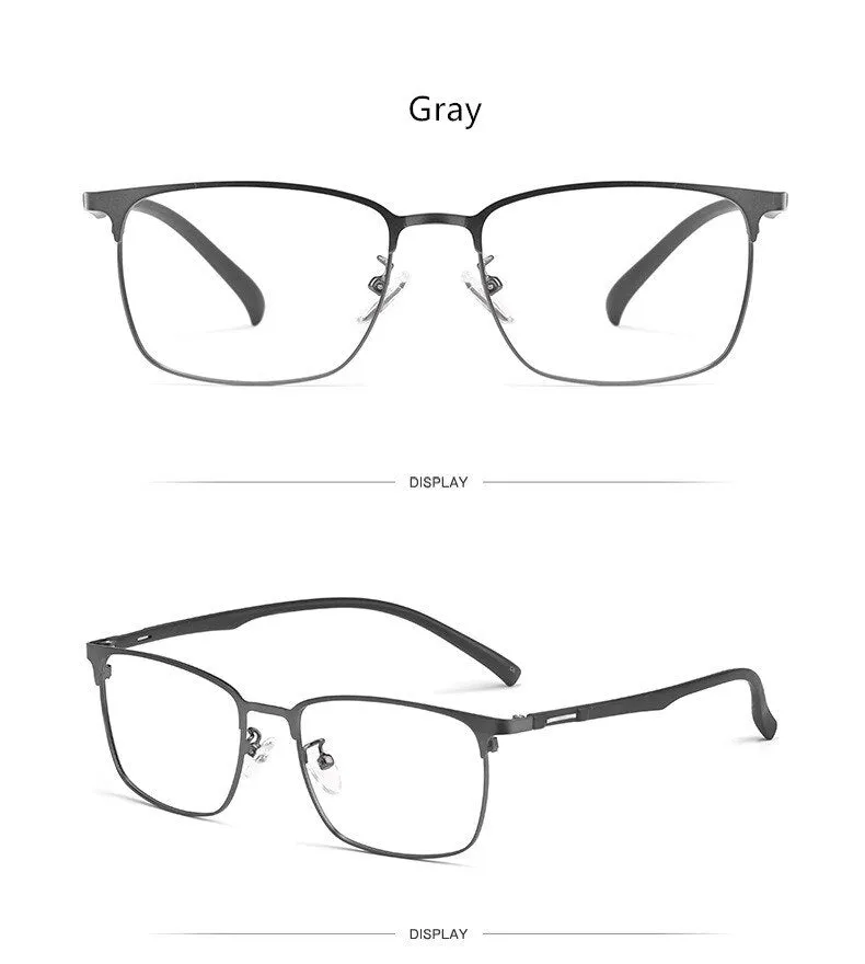 Yimaruili Men's Full Rim Alloy Frame Eyeglasses 89027