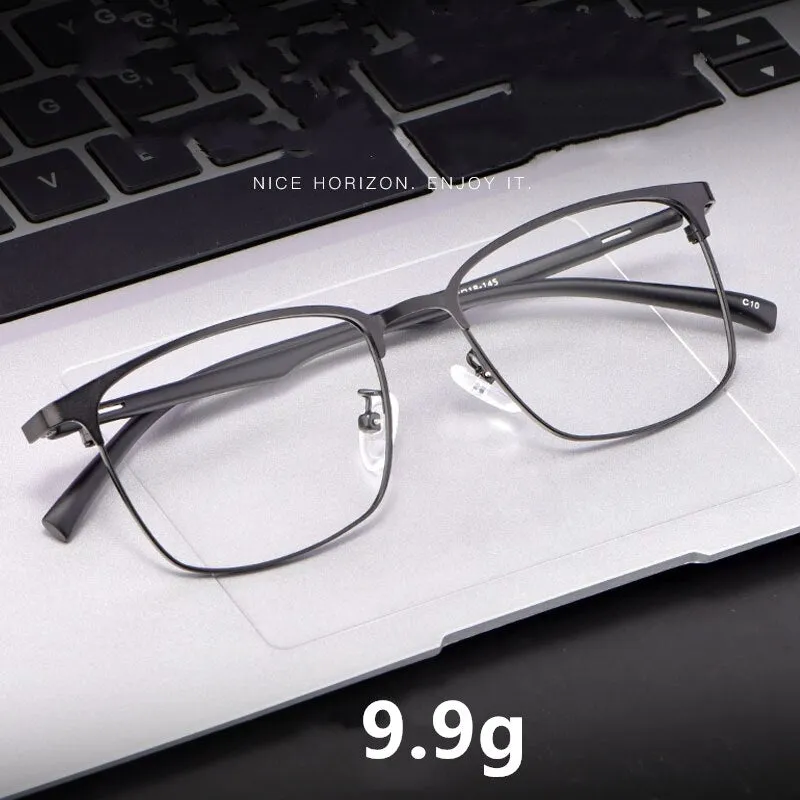 Yimaruili Men's Full Rim Alloy Frame Eyeglasses 89027