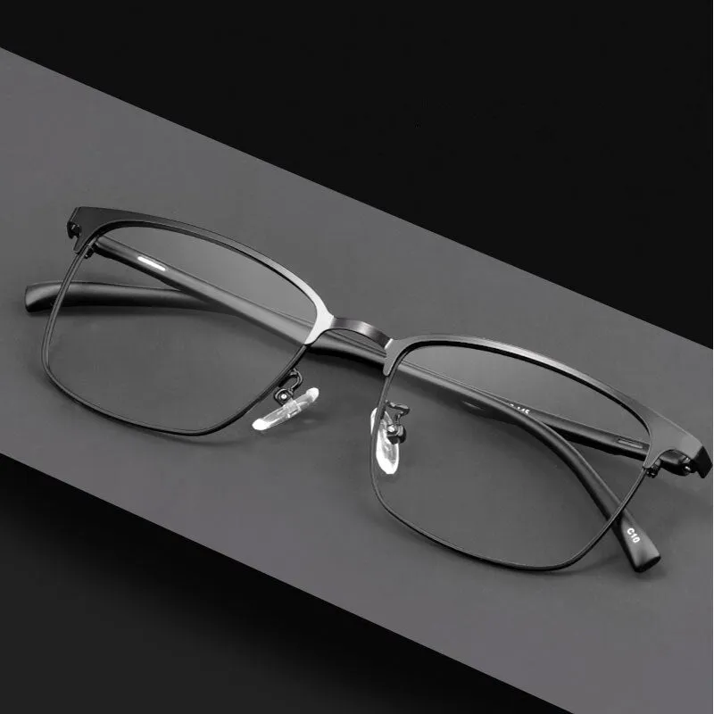 Yimaruili Men's Full Rim Alloy Frame Eyeglasses 89027