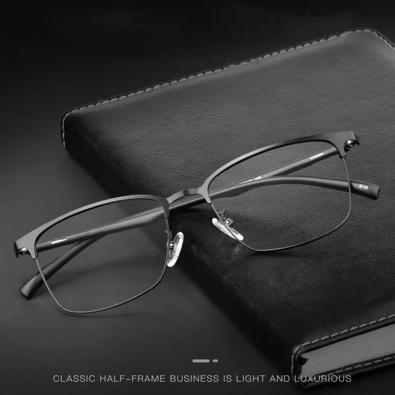 Yimaruili Men's Full Rim Alloy Frame Eyeglasses 89027
