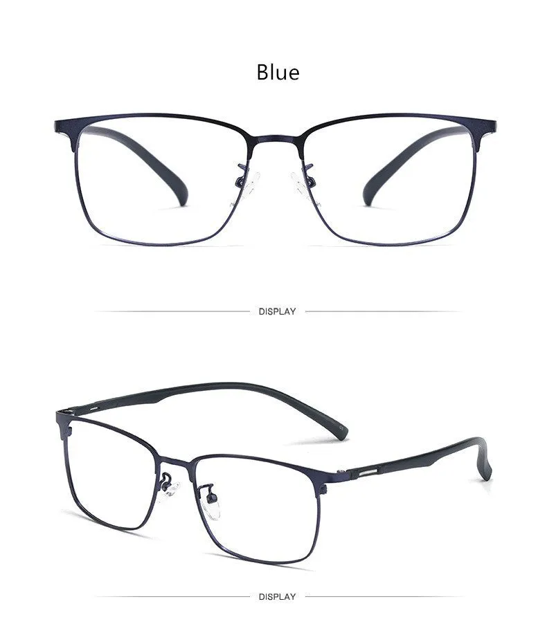 Yimaruili Men's Full Rim Alloy Frame Eyeglasses 89027
