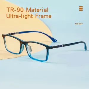 Yimaruili Men's Full Rim Square Tr90 Sport Eyeglasses 96005R