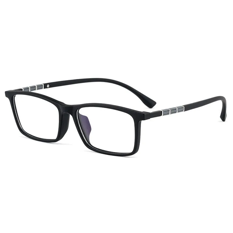 Yimaruili Men's Full Rim Square Tr90 Sport Eyeglasses 96005R