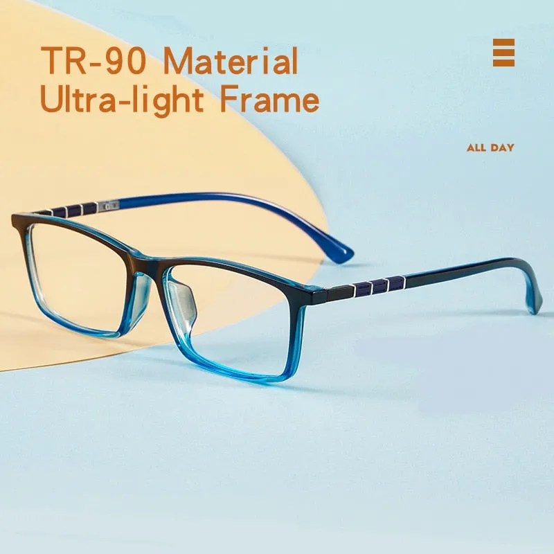 Yimaruili Men's Full Rim Square Tr90 Sport Eyeglasses 96005R
