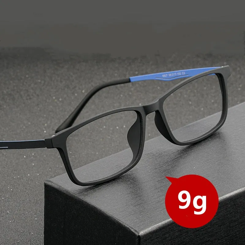 Yimaruili Men's Full Rim Titanium Frame Eyeglasses 9827
