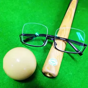 Yimaruili Men's Semi Rim Alloy Frame Eyeglasses YS01