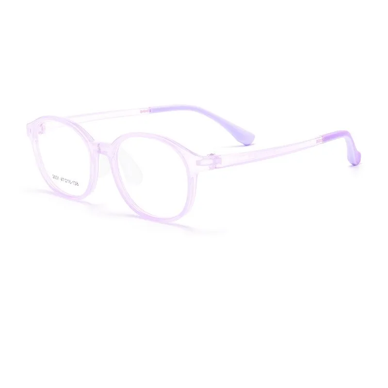 Yimaruili Unisex Children's Full Rim Round Ultem Silicone Eyeglasses  2601et