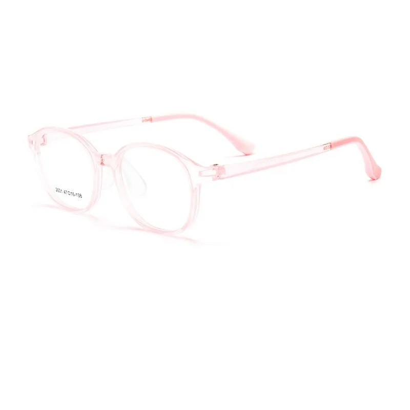 Yimaruili Unisex Children's Full Rim Round Ultem Silicone Eyeglasses  2601et