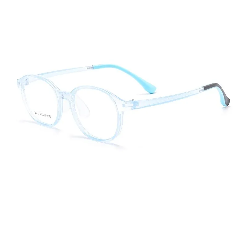 Yimaruili Unisex Children's Full Rim Round Ultem Silicone Eyeglasses  2601et