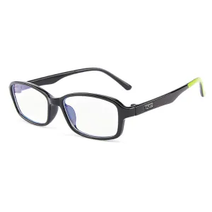 Yimaruili Unisex Children's Full Rim Square Acrylic Frame Eyeglasses F1676
