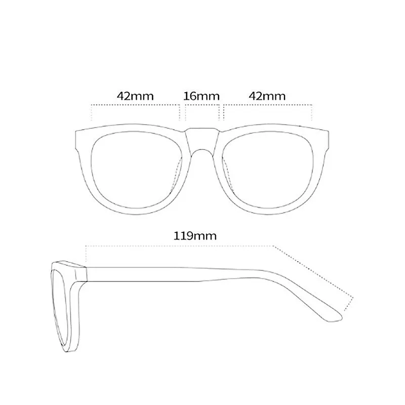 Yimaruili Unisex Children's Full Rim Square Acrylic Frame Eyeglasses F1676
