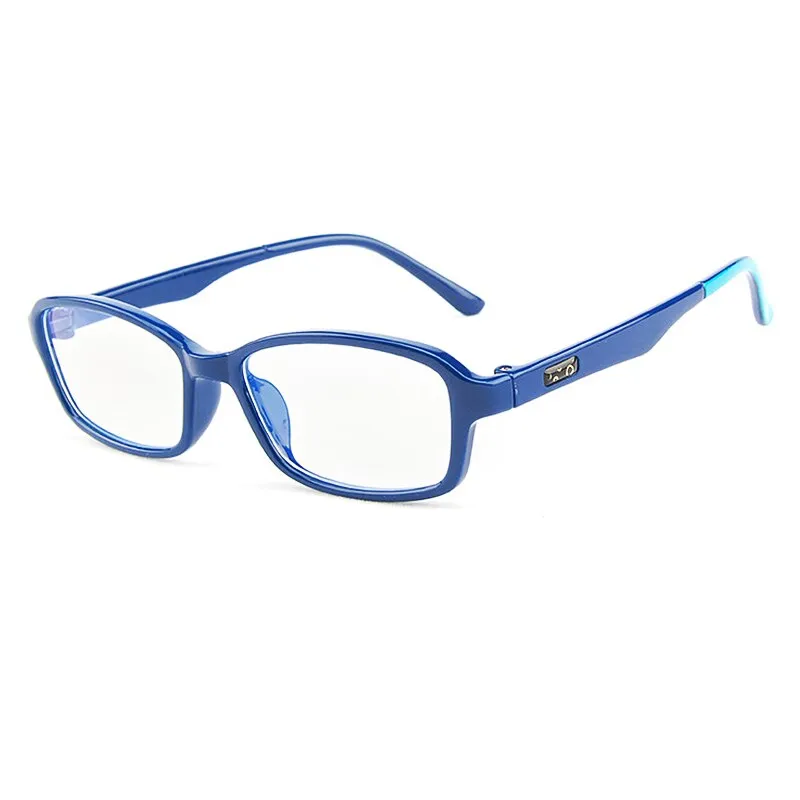 Yimaruili Unisex Children's Full Rim Square Acrylic Frame Eyeglasses F1676