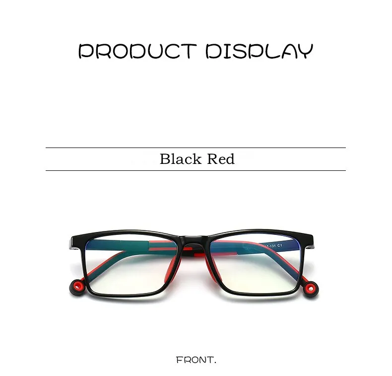 Yimaruili Unisex Children's Full Rim TR 90 Resin Frame Eyeglasses 2232
