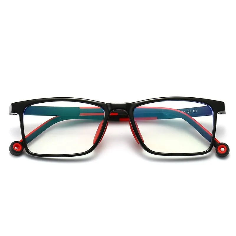 Yimaruili Unisex Children's Full Rim TR 90 Resin Frame Eyeglasses 2232
