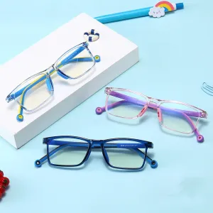 Yimaruili Unisex Children's Full Rim TR 90 Resin Frame Eyeglasses 2232