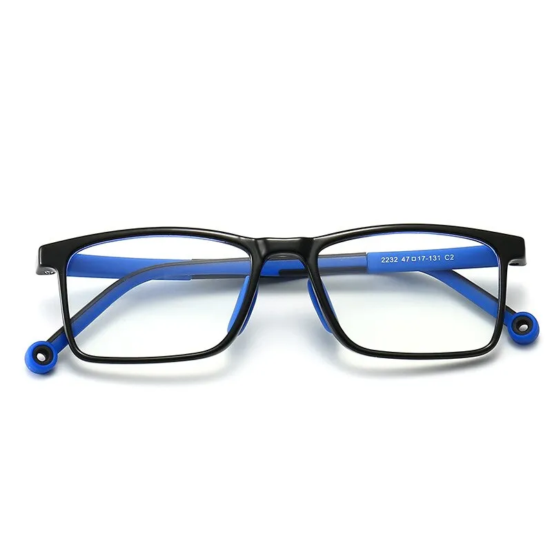 Yimaruili Unisex Children's Full Rim TR 90 Resin Frame Eyeglasses 2232