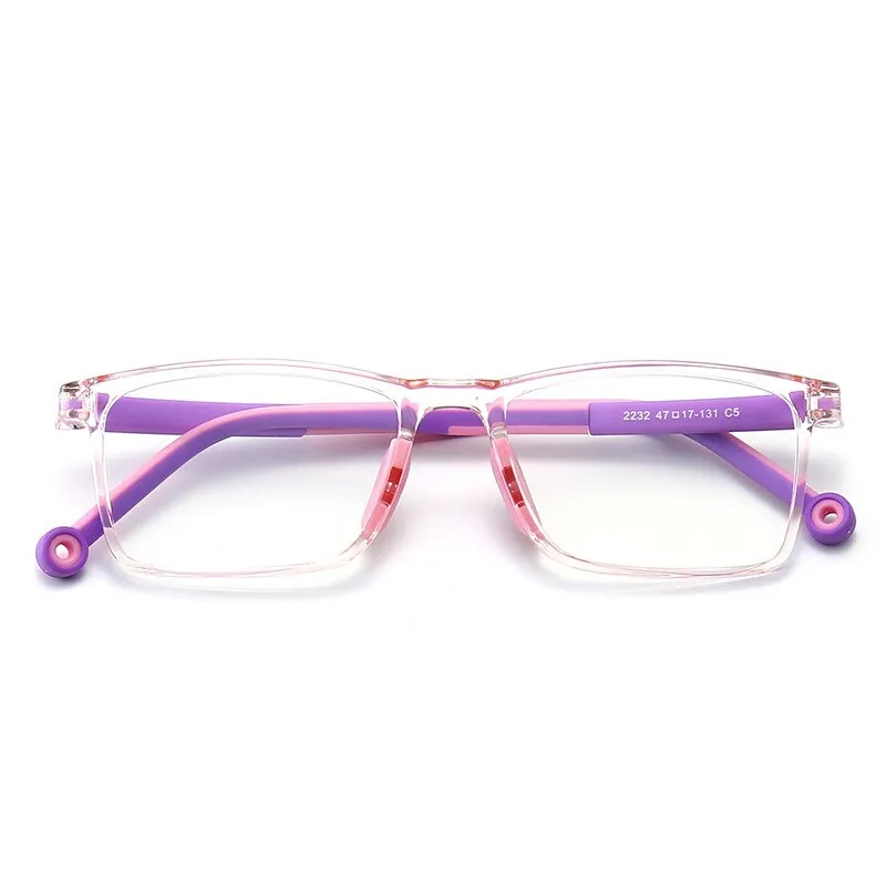 Yimaruili Unisex Children's Full Rim TR 90 Resin Frame Eyeglasses 2232
