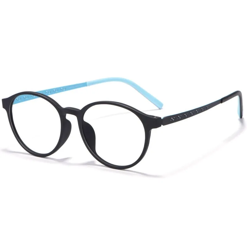 Yimaruili Unisex Full Rim Round Titanium Frame Eyeglasses 8868T